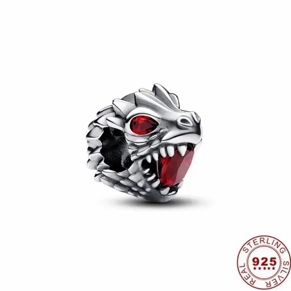 NWOT HBO Game of Thrones Dragon Charm Sterling Silver 925 - Picture 1 of 13